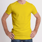 Pack of 4 Half Sleeves T-Shirts for Men 180 GSM (Mustard, Navy Blue,White and Maroon )