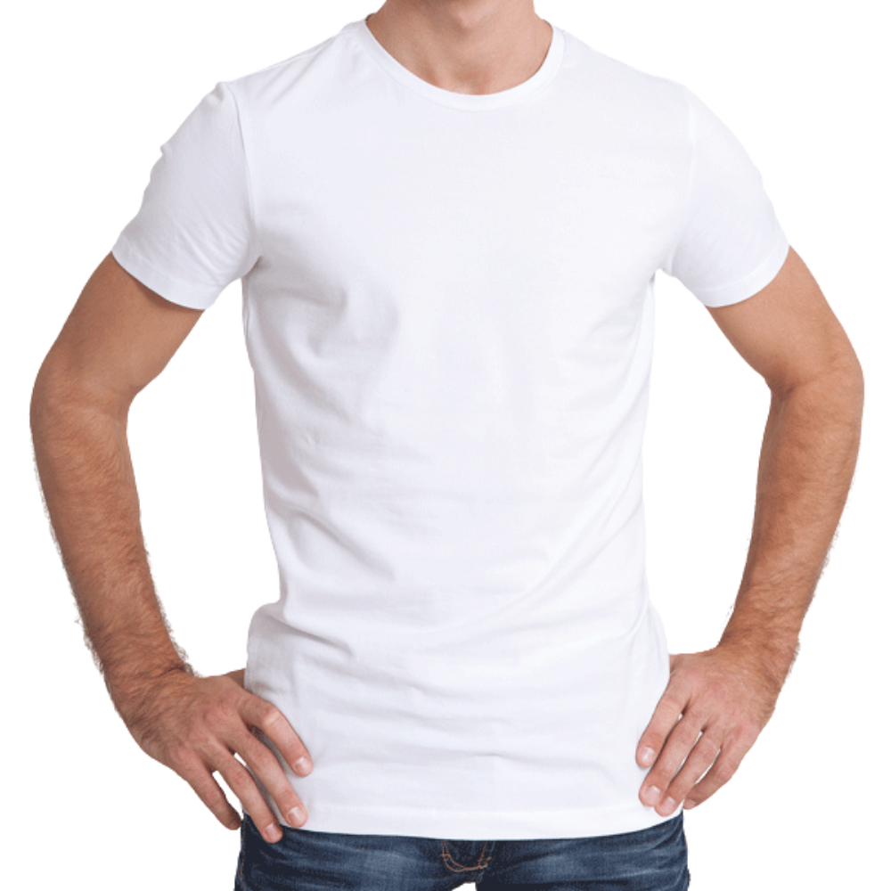 Combo of Half Sleeves 180 GSM T-Shirts for Men Cotton (Red and White) - Frankshop.in